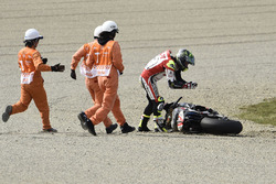 Chute de Cal Crutchlow, Team LCR Honda