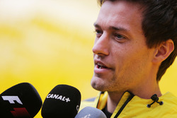 Jolyon Palmer, Renault Sport F1 Team with the media