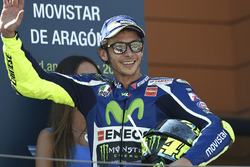 Podium: third place Valentino Rossi, Yamaha Factory Racing