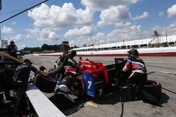 Mikhail Aleshin, Schmidt Peterson Motorsports Honda, pit action