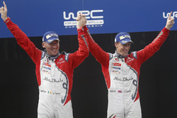 Les vainqueurs Kris Meeke, Paul Nagle, Citroën DS3 WRC, Abu Dhabi Total World Rally Team
