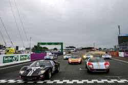 Ford GT40 with the new Ford GT