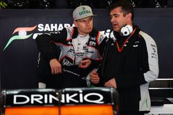 Nico Hulkenberg, Sahara Force India F1 con Bradley Joyce, Sahara Force India F1 ingeniero de carrera