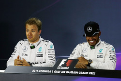 Press conference: Lewis Hamilton, Mercedes AMG F1 Team and Nico Rosberg, Mercedes AMG F1 Team