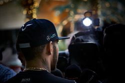 Lewis Hamilton, Mercedes AMG F1 Team with media