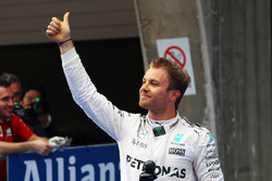Polesitter Nico Rosberg, Mercedes AMG F1 Team