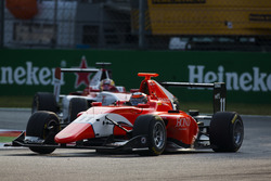 Jack Aitken, Arden International leads Charles Leclerc, ART Grand Prix