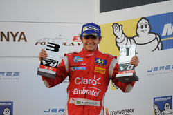 Podium: derde Pietro Fittipaldi, Fortec Motorsports
