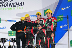 Podium LMP2: Terceros #43 RGR Sport by Morand Ligier JSP2 Nissan: Ricardo Gonzalez, Filipe Albuquerque, Bruno Senna