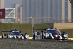 #1 Porsche Team Porsche 919 Hybrid: Timo Bernhard, Mark Webber, Brendon Hartley, #2 Porsche Team Porsche 919 Hybrid: Romain Dumas, Neel Jani, Marc Lieb