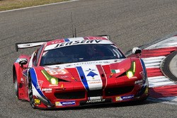 #83 AF Corse Ferrari 458 Italia: Francois Perrodo, Emmanuel Collard, Rui Aguas