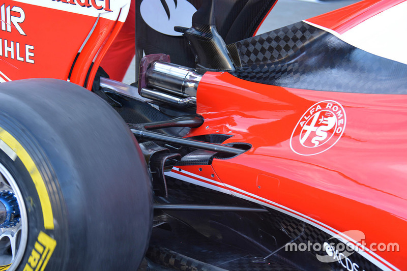 Ferrari SF16-H rear detail