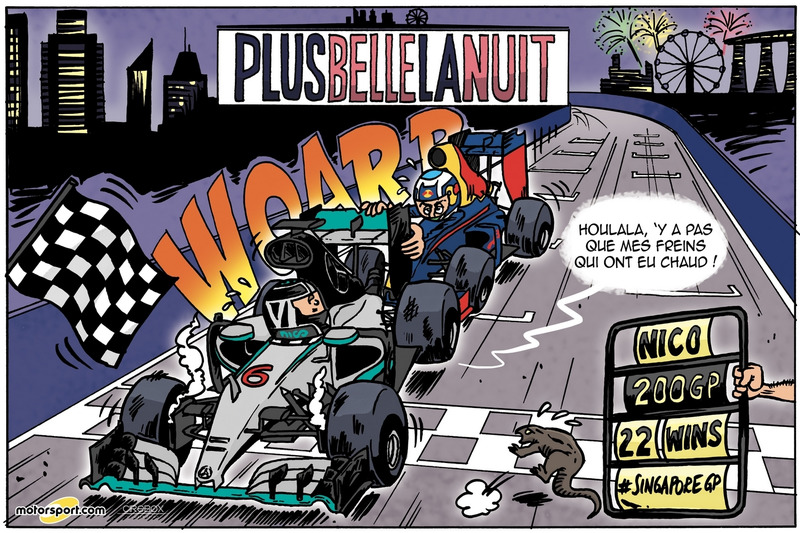 GP de Singapour - Plus belle la nuit