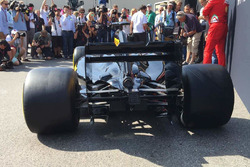 Pirelli F1 car rear
