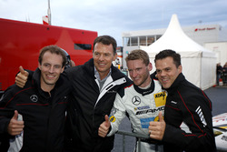 Pole position for #9 AMG-Team Black Falcon, Mercedes-AMG GT3: Hubert Haupt, Yelmer Buurman, Maro Engel, Dirk Müller