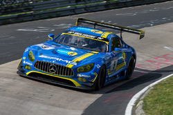 #9 AMG-Team Black Falcon, Mercedes-AMG GT3: Hubert Haupt, Yelmer Buurman, Maro Engel, Dirk Müller
