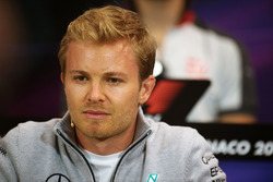 Nico Rosberg, Mercedes AMG F1 in the FIA Press Conference