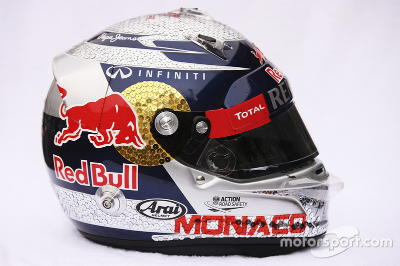 Casco de Sebastian Vettel, Red Bull Racing