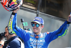 Podium: derde Maverick Viñales, Team Suzuki MotoGP