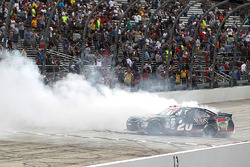 Race winner Erik Jones, Joe Gibbs Racing Toyota