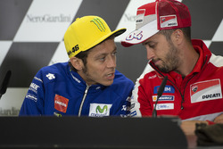 Valentino Rossi, Yamaha Factory Racing, Andrea Dovizioso, Ducati Team