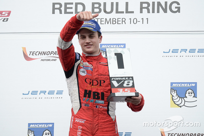 Podium: winnaar Aurelien Panis, Arden Motorsport