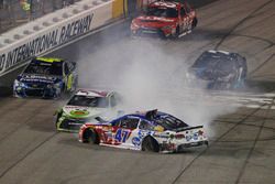 A.J. Allmendinger, JTG Daugherty Racing Chevrolet crash