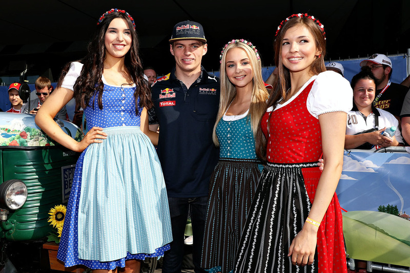 Max Verstappen, Red Bull Racing mit Formula Una - Girls