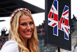 Grid girl for Jenson Button, McLaren
