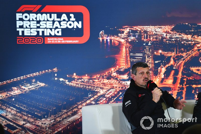 Guenther Steiner, Team Principal, Haas F1 Team at press conference