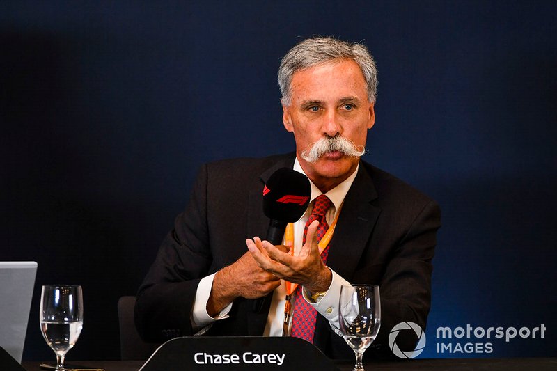 Chase Carey, Presidente della Formula 1