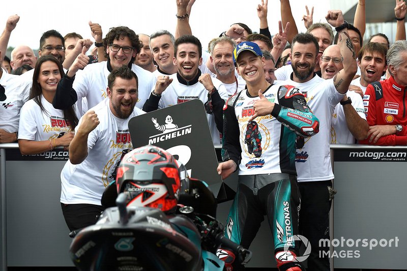 Second place Fabio Quartararo, Petronas Yamaha SRT