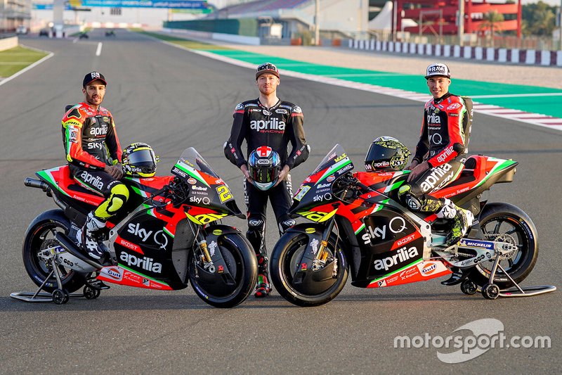 Andrea Iannone, Aleix Espargaro, Bradley Smith, Aprilia Racing Team Gresini