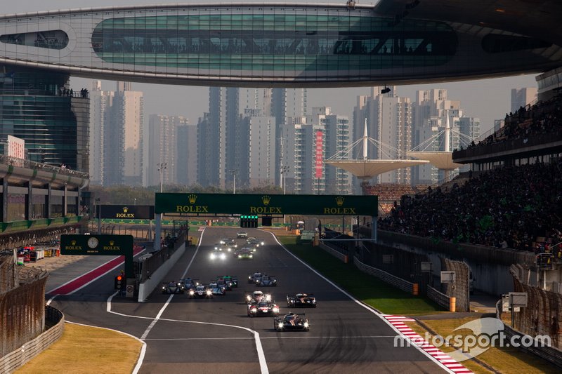 Partenza della gara di Shangai