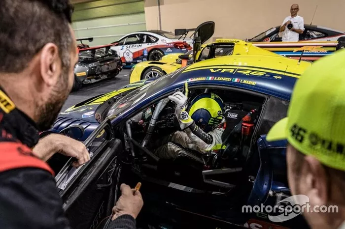 #46 Monster VR46 Kessel Ferrari 488 GT3: Valentino Rossi, Luca Marini, Alessio Salucci