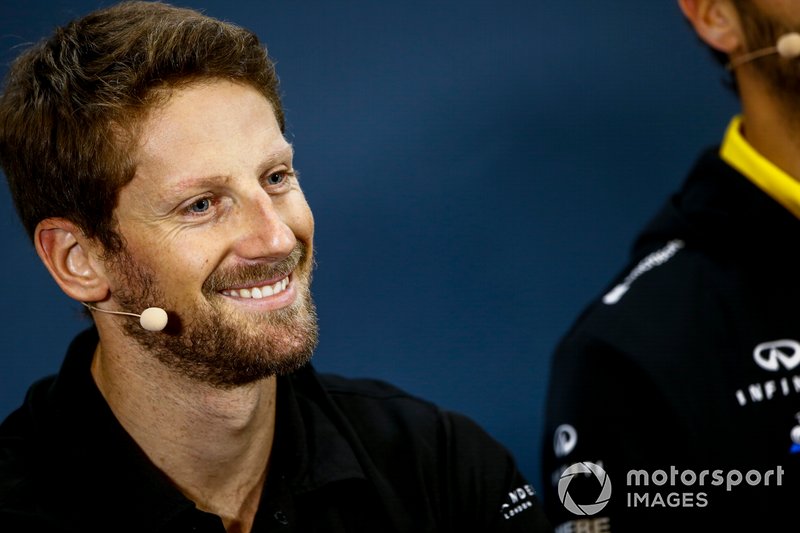 Romain Grosjean, Haas F1 In the Press Conference