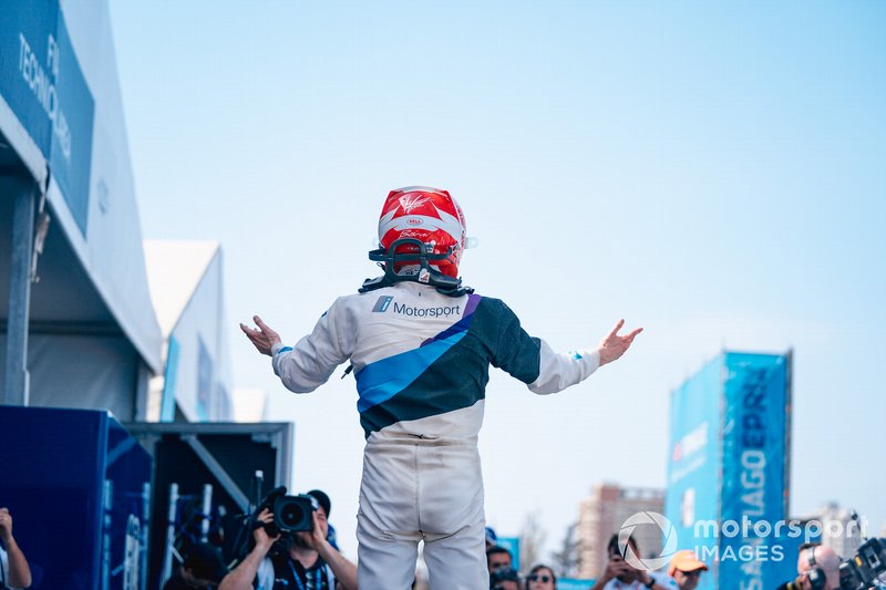 Race winner Maximilian Günther, BMW I Andretti Motorsports celebrates in parc ferme