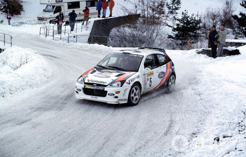 Colin McRae, Ford Focus, al Rally Monte Carlo del 2000