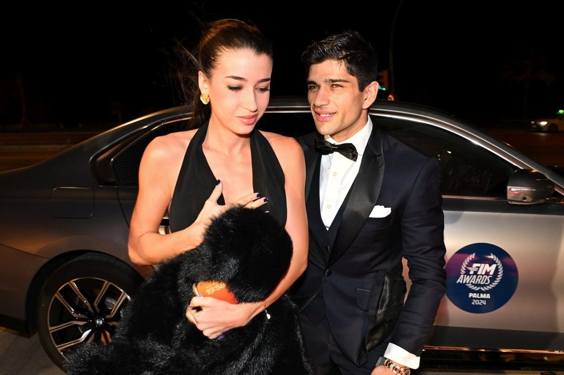 Jorge Martín con su novia María Monfort Matutes