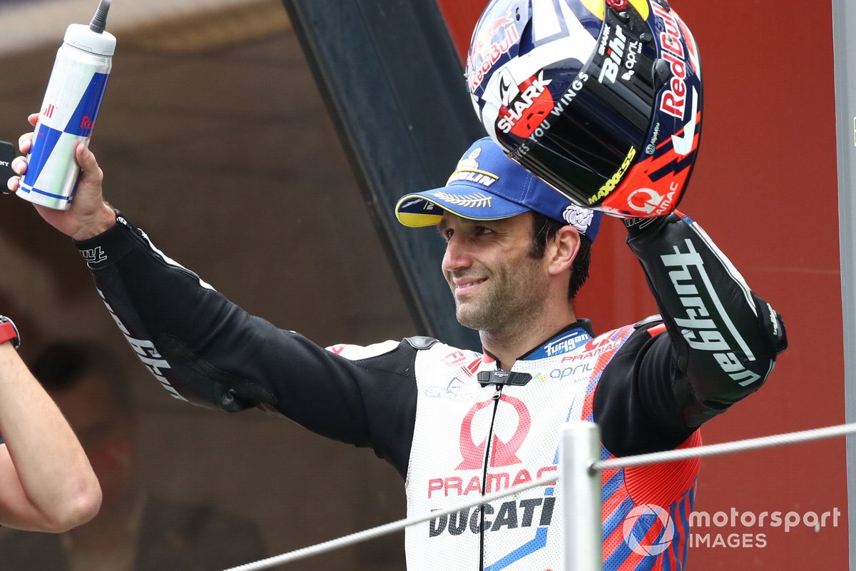 Podio: segundo lugar Johann Zarco, Pramac Racing MotoGP