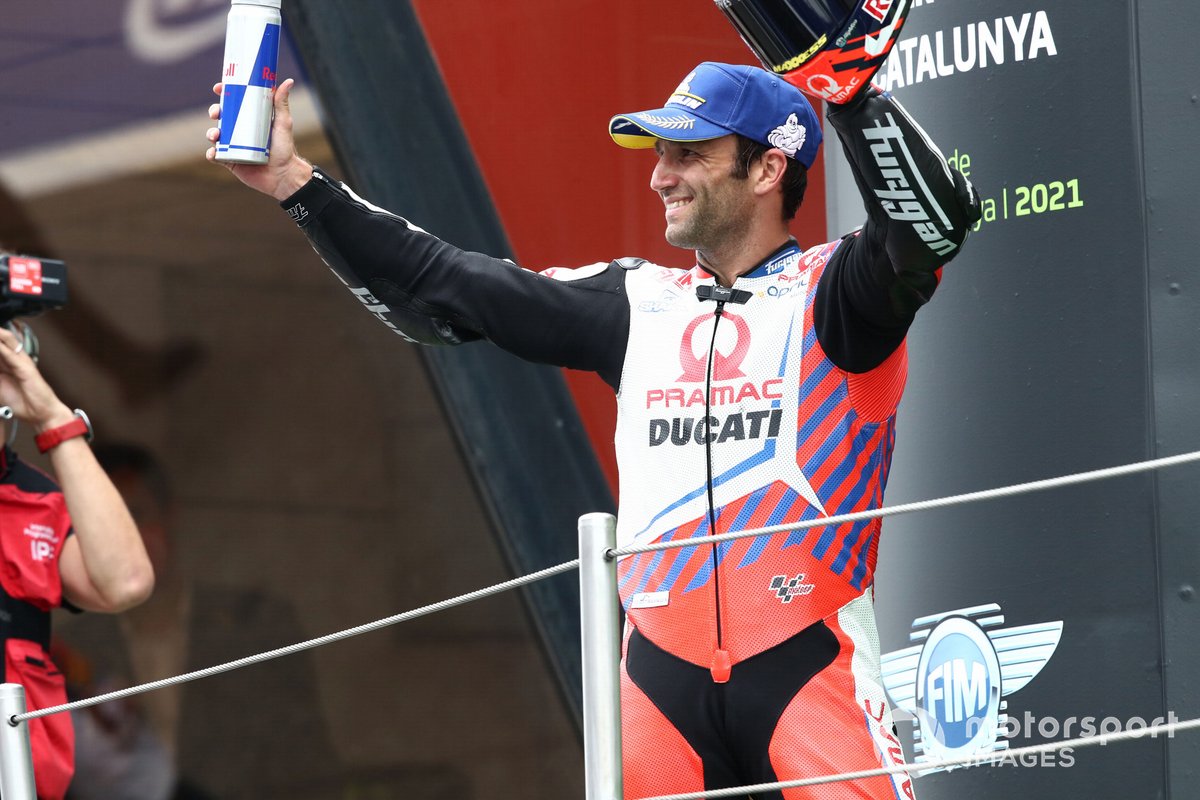 Podio: segundo lugar Johann Zarco, Pramac Racing