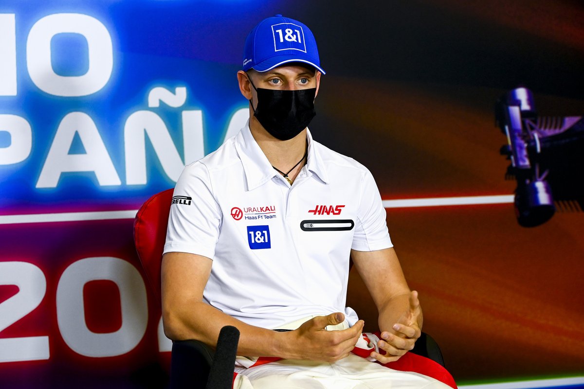 Mick Schumacher, Haas F1 en la conferencia de prensa