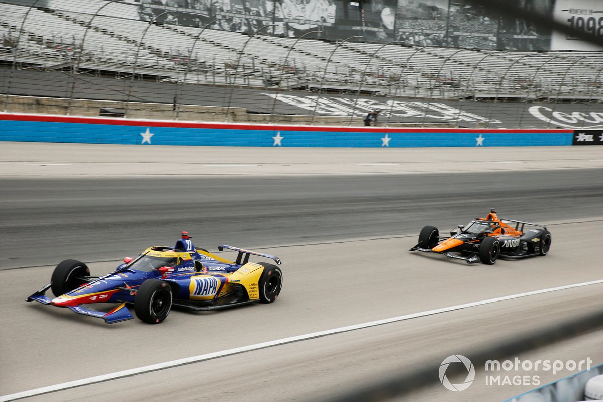 Alexander Rossi, Andretti Autosport Honda, Patricio O'Ward, Arrow McLaren SP Chevrolet