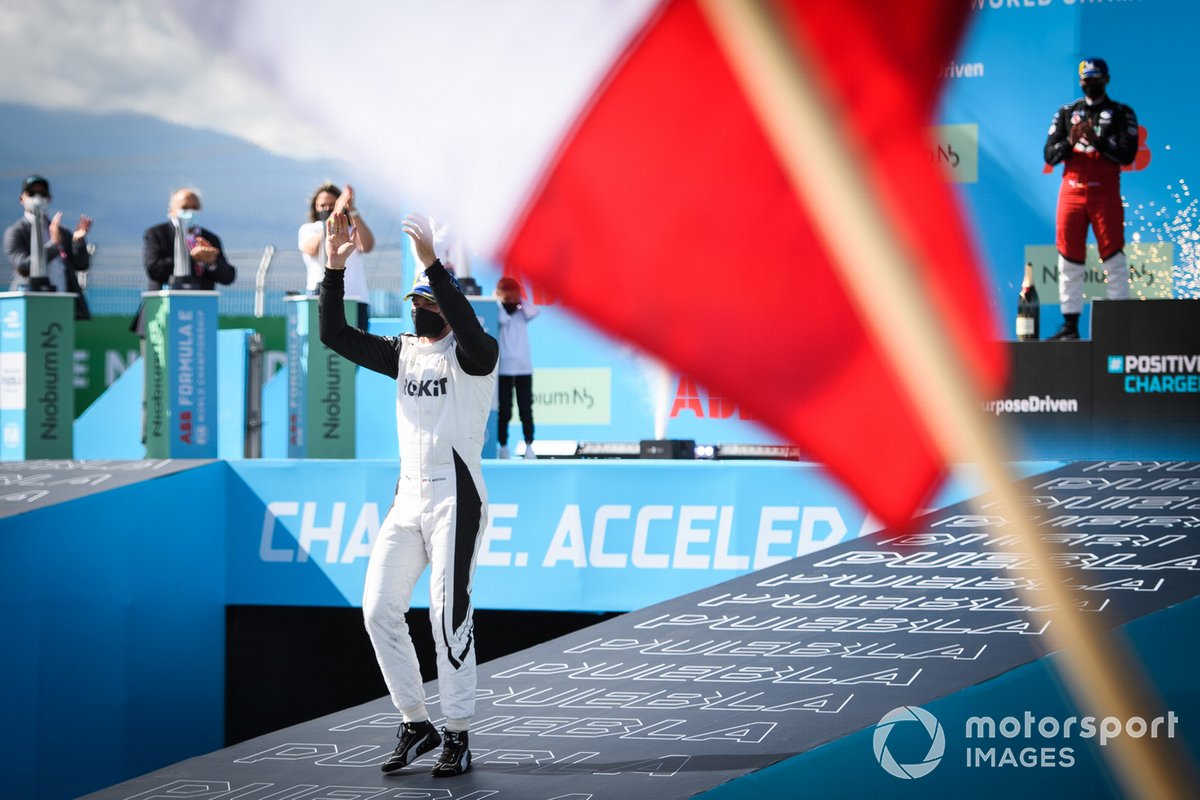 Podio: ganador Edoardo Mortara, Venturi Racing