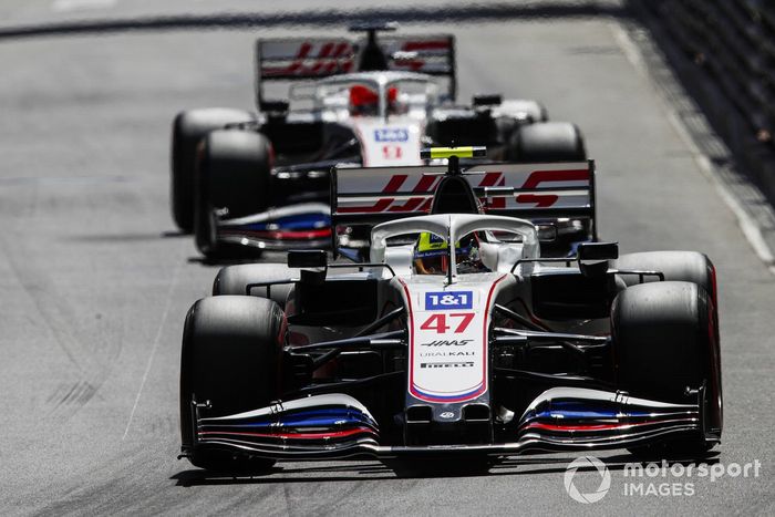 Mick Schumacher, Haas VF-21, Nikita Mazepin, Haas VF-21