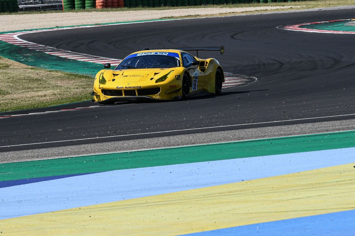 #58 RAM Racing, Ferrari 488 GT3 Evo: Alberto Lippi, Luca Filippi