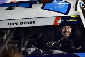 Kyle Larson, Hendrick Motorsports, Chevrolet Camaro MetroTech celebrates his victory
