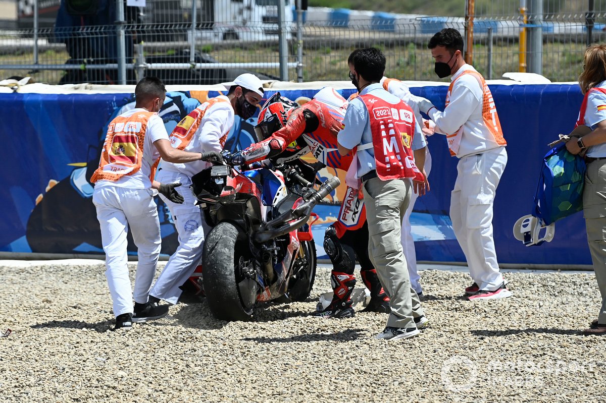 Caída de Tito Rabat, Pramac Racing