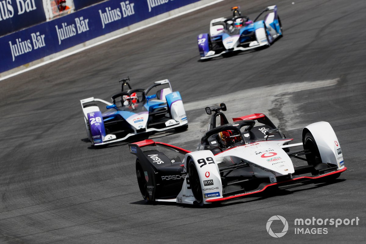 Pascal Wehrlein, Tag Heuer Porsche, Porsche 99X Electric, Maximilian Guenther, BMW I Andretti Motorsports, BMW iFE.21, Jake Dennis, BMW I Andretti Motorsport, BMW iFE.21