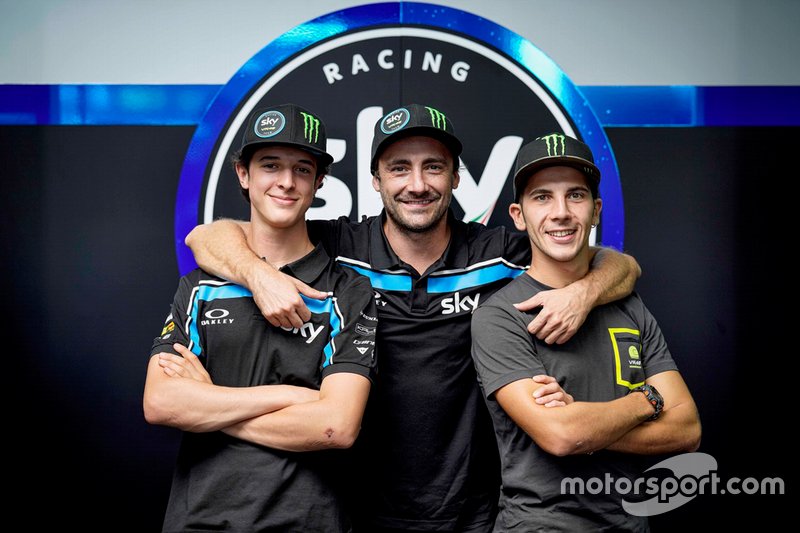 Celestino Vietti, Pablo Nieto, Andrea Migno, SKY RACING TEAM VR46 